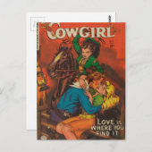 Jealous Cowgirl Briefkaart (Voorkant / Achterkant)