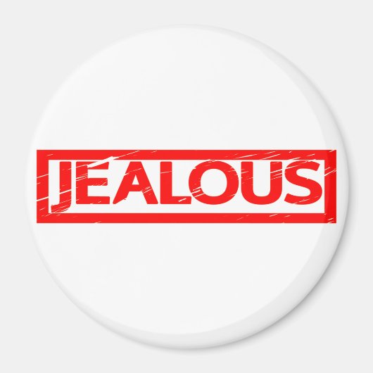 Jealous Stamp Magneet (Voorkant)