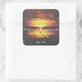 Jean 12:46 Bible Verse Écriture Chrétienne Sticker (Sac)