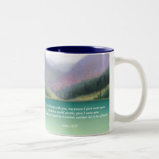 Jean 14:27 Paisible Bible Verse Mug