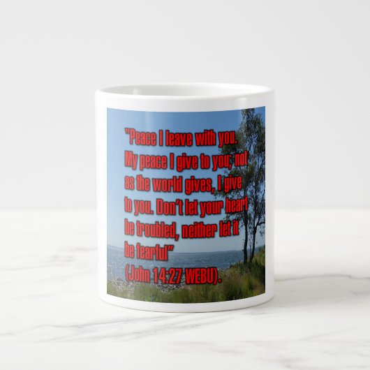 Jean 14:27 WEBU Mug (Devant)