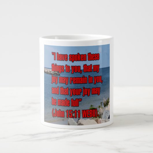 Jean 15:11 WEBU Mug (Devant)