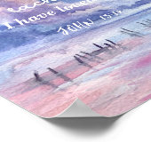 Jean 15:12 Jésus commande l'amour l'autre Poster (Coin)