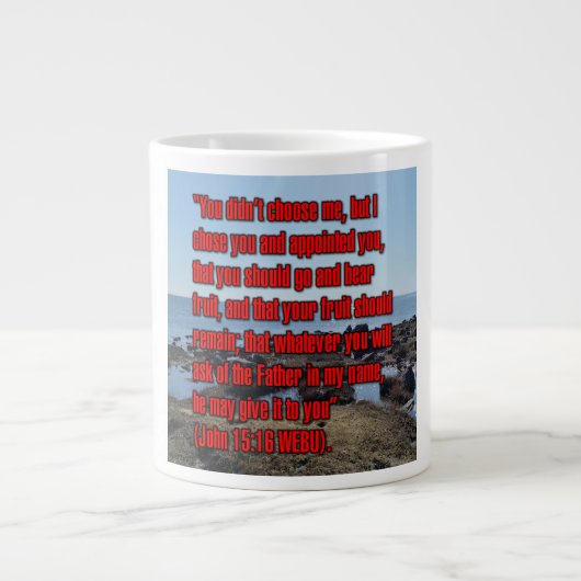 Jean 15:16 WEBU Mug (Devant)