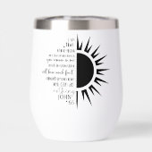 Jean 15:5 Demi-Soleil Écriture (Arrière)