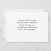 Jean 16:33 J'ai surmonté la Bible Verse Carte Plat (Dos)