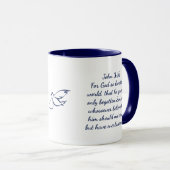 Jean 3:16 Bible Verse Classic Mug, 11 oz Mug (Devant droit)