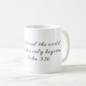 Jean 3:16, Mug Cadeau (Devant droit)