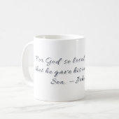 Jean 3:16, Mug Cadeau (Devant gauche)