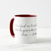Jean 3:16, Mug Cadeau (Devant gauche)