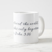 Jean 3:16, Mug Spécialité Cadeau (Devant droit)