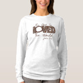 Jean 3:16 T-shirt à manches longues Verse de la Bi (Devant)