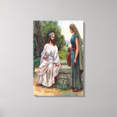 Jean 4 Jésus Offre De L'Eau Vivante Toile (Recto)