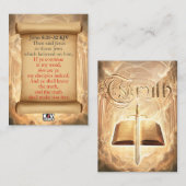 Jean 8:31-32 KJV Cartes (Devant / Derrière)