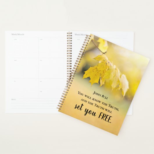 Jean 8:32 La Vérité vous mettra LIBRE Bible Verse (Devant avec enveloppe)