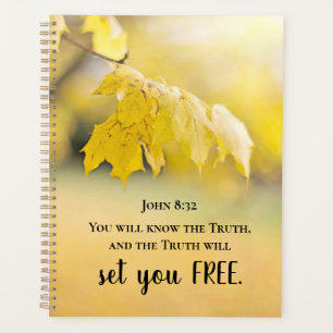 Jean 8:32 La Vérité vous mettra LIBRE Bible Verse