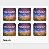Jean 8:36 Stickers de la Bible chrétienne (Feuille)