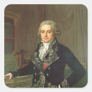Jean Antoine Chaptal Comte de Chanteloupe Vierkante Sticker