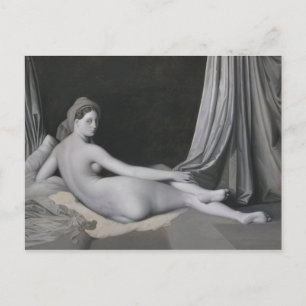 Jean Auguste Dominique Ingres   Odalisque in Grisa Briefkaart