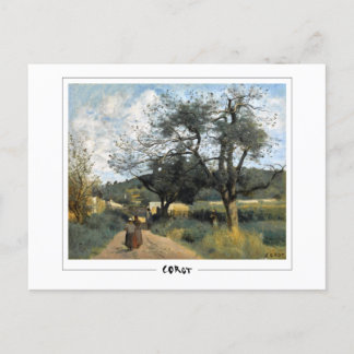 Jean-Baptiste-Camille Corot #56-2 - Fine Art Po... Briefkaart