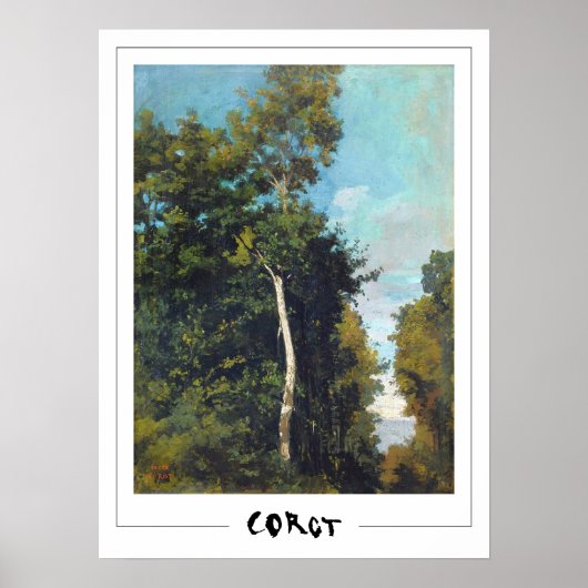 Jean-Baptiste-Camille Corot Affiche d'art Zedign # (Devant)