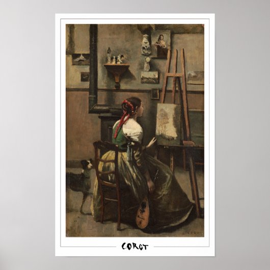 Jean-Baptiste-Camille Corot Art Poster #335-2 (Voorkant)