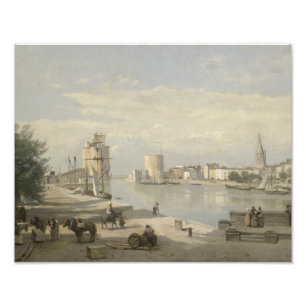 Jean-Baptiste-Camille Corot - De haven Foto Afdruk