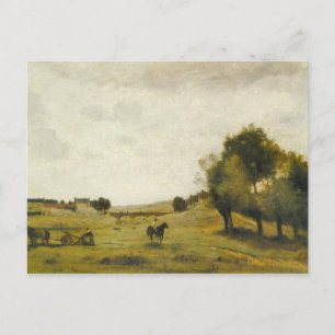 Jean-Baptiste-Camille Corot - Uitzicht bij Epernon Briefkaart
