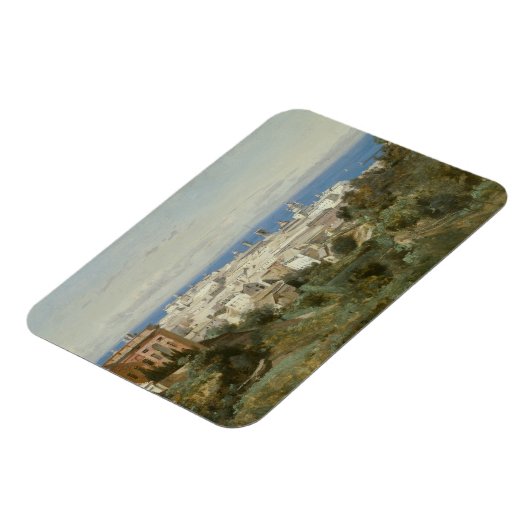 Jean-Baptiste-Camille Corot - Uitzicht Genua Magneet (Linkerzijde)