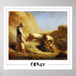 Jean-Baptiste-Camille Corot Zedign Affiche d'art #