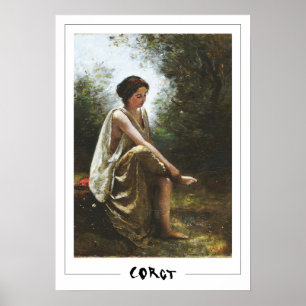 Jean-Baptiste-Camille Corot Zedign affiche d'art #