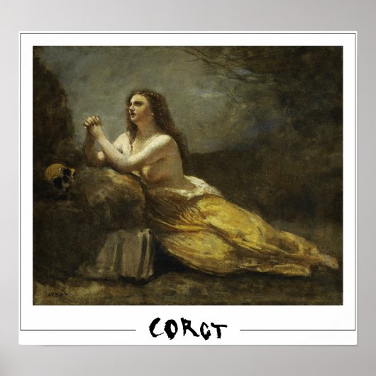 Jean-Baptiste-Camille Corot Zedign Affiche d'art # (Devant)