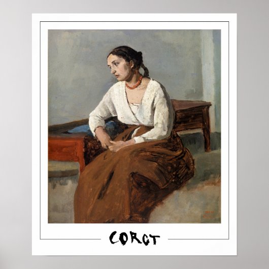 Jean-Baptiste-Camille Corot Zedign Affiche d'art # (Devant)