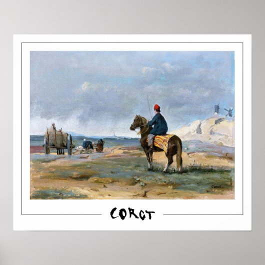 Jean-Baptiste-Camille Corot Zedign Affiche d'art # (Devant)