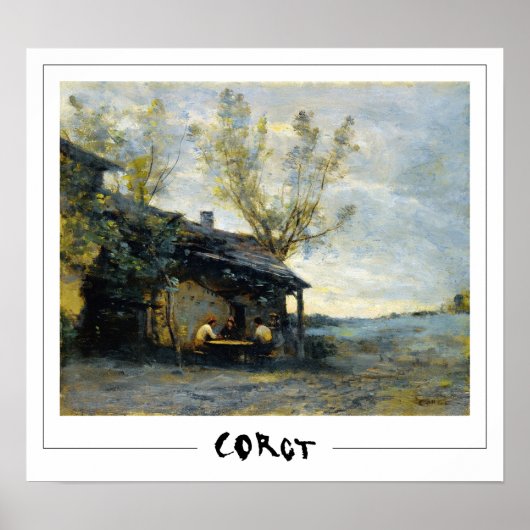 Jean-Baptiste-Camille Corot Zedign affiche d'art # (Devant)