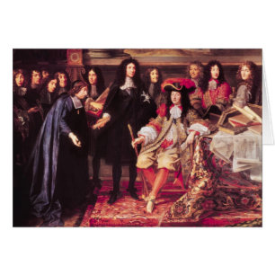 Jean-Baptiste Colbert présent les membres