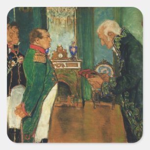Jean-Baptiste de Lamarck Vierkante Sticker
