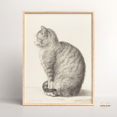 Jean Bernard Sitting Kat Dier Fine Art Artistry Poster