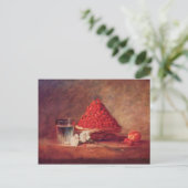Jean Chardin - De aardbeienmand Briefkaart (Staand voorkant)