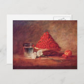 Jean Chardin - De aardbeienmand Briefkaart (Voorkant / Achterkant)