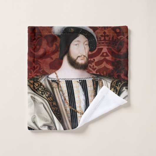 Jean Clouet - Francois I, koning van Frankrijk Bad Handdoek (Wasdoekje)