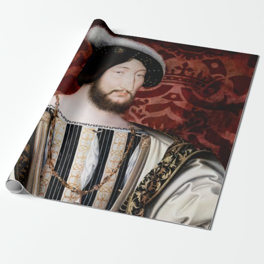 Jean Clouet - Francois I, koning van Frankrijk Cadeaupapier (Uitgerold)