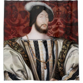 Jean Clouet - Francois I, koning van Frankrijk Douchegordijn (Voorkant)