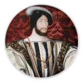 Jean Clouet - Francois I, koning van Frankrijk Keramische Knop (Voorkant)