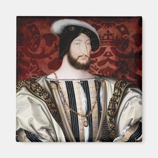 Jean Clouet - Francois I, koning van Frankrijk Magneet (Voorkant)