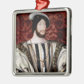 Jean Clouet - Francois I, koning van Frankrijk Metalen Ornament (Links)