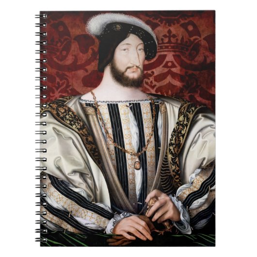 Jean Clouet - Francois I, koning van Frankrijk Notitieboek (Voorkant)