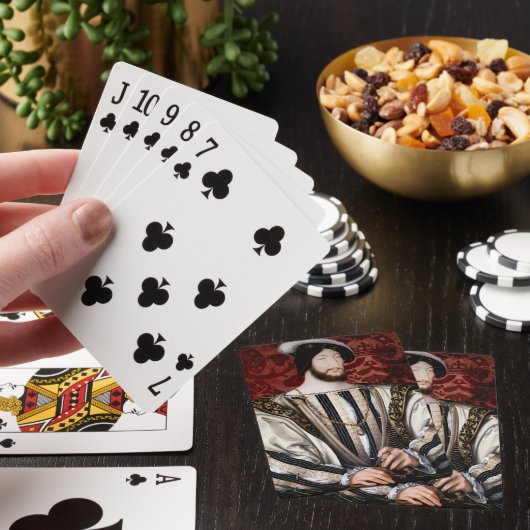 Jean Clouet - Francois I, koning van Frankrijk Pokerkaarten (Insitu)