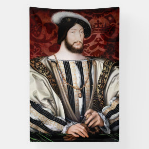 Jean Clouet - Francois I, koning van Frankrijk Spandoek