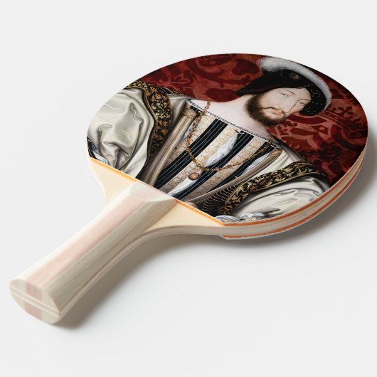 Jean Clouet - Francois I, koning van Frankrijk Tafeltennisbatje (Voorkant Gekanteld)